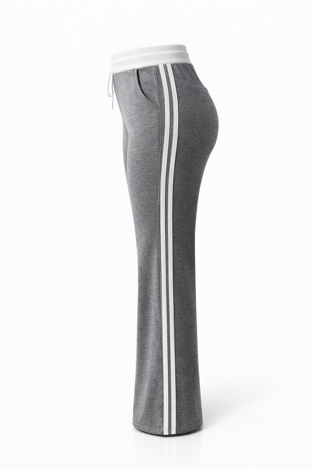 Paulette | Dark Grey Striped Comfort Joggers
