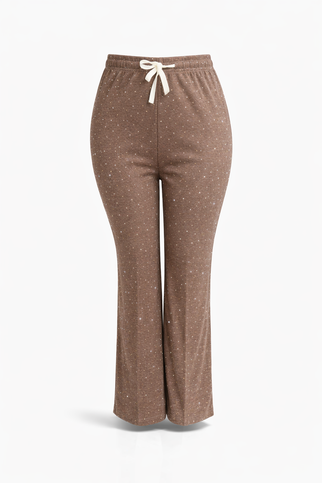 Lisette | Taupe Sparkle Comfort Joggers