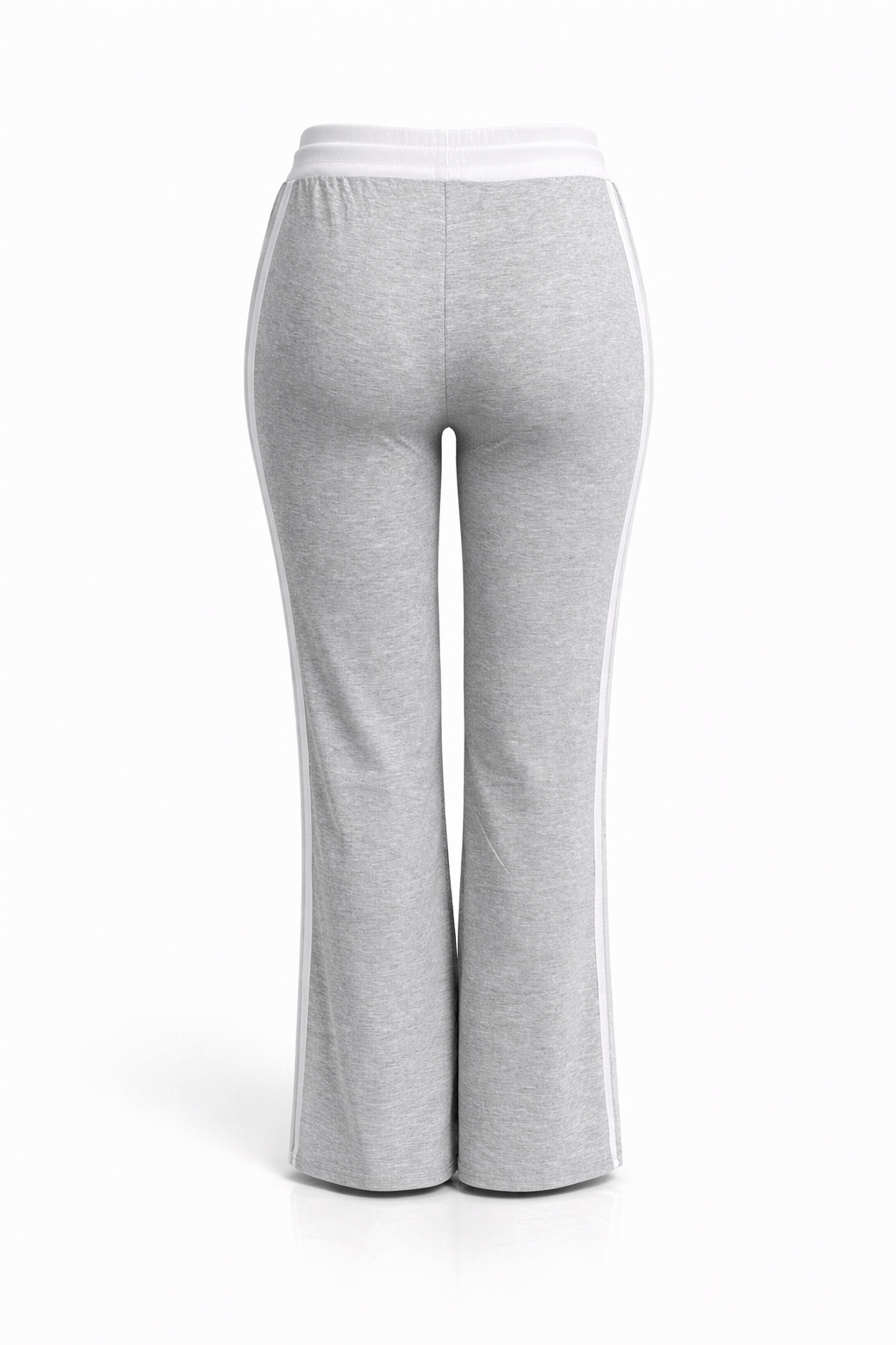 Cécile | Light Grey Striped Comfort Joggers