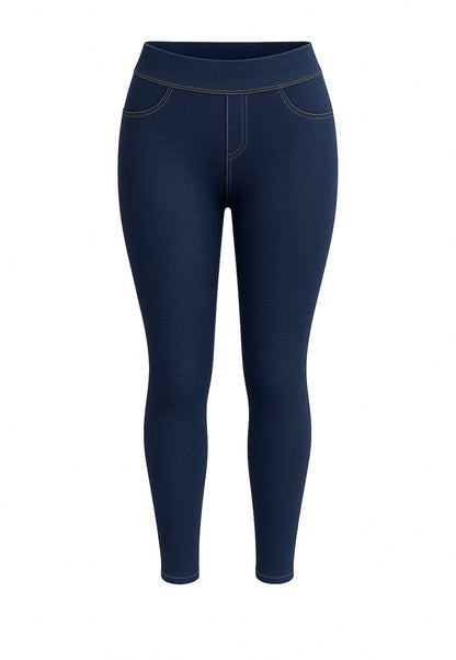 Odile | Navy Denim Comfort Pants