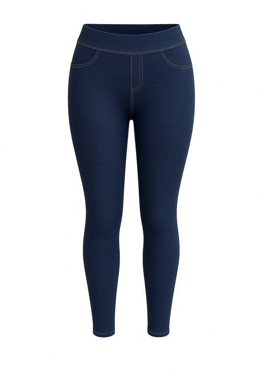 Odile | Navy Denim Comfort Pants