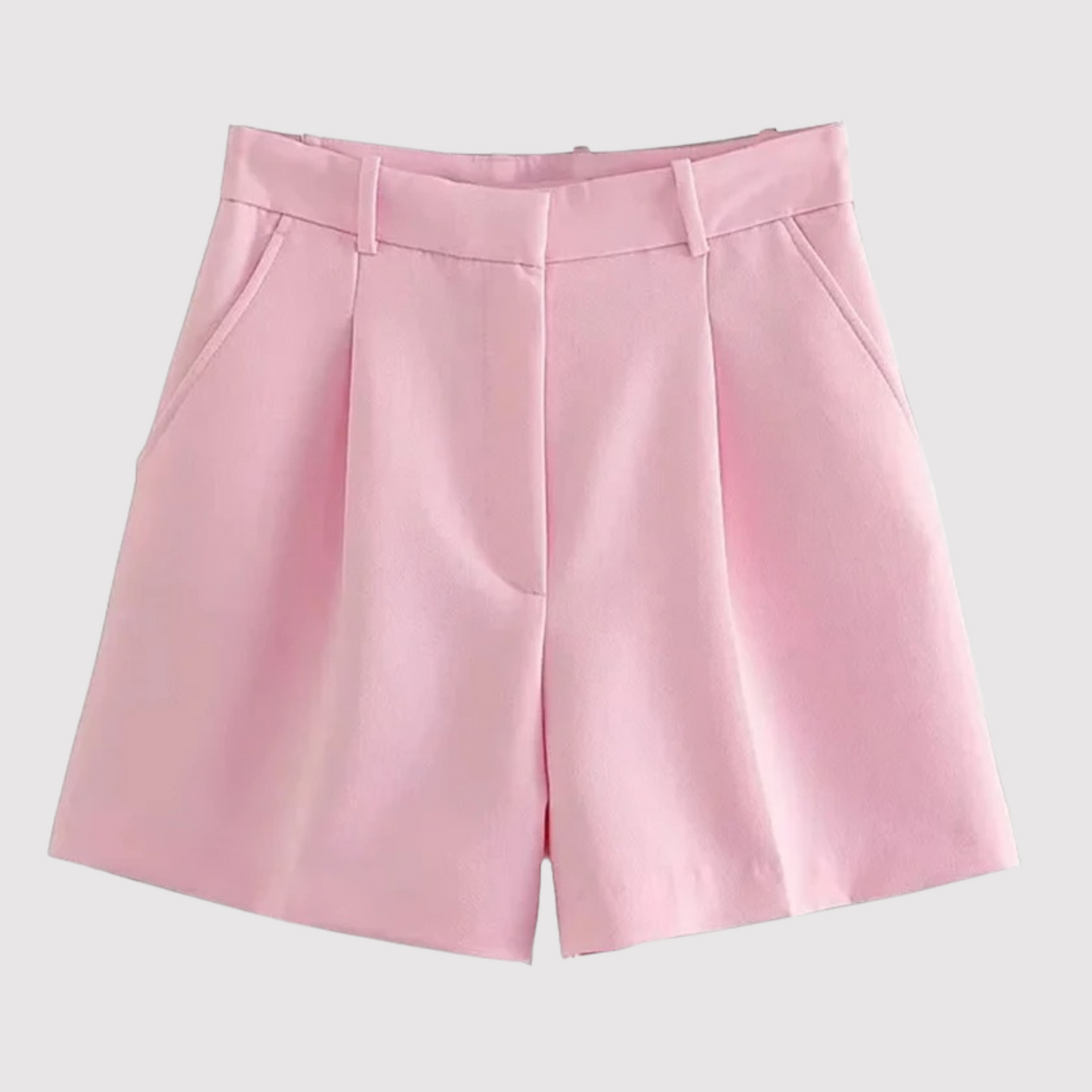 Monique | High Waist Pleated Shorts