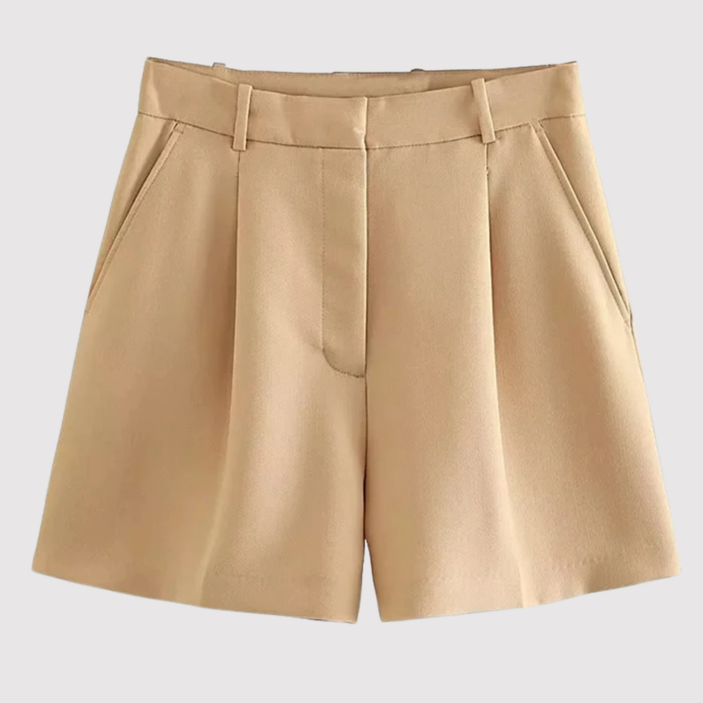 Monique | High Waist Pleated Shorts