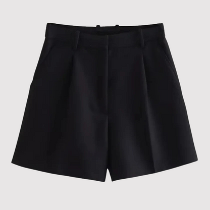 Monique | High Waist Pleated Shorts