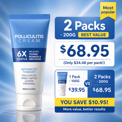 Folliculitis Treatment Cream — Advanced Antifungal with Tea Tree Oil