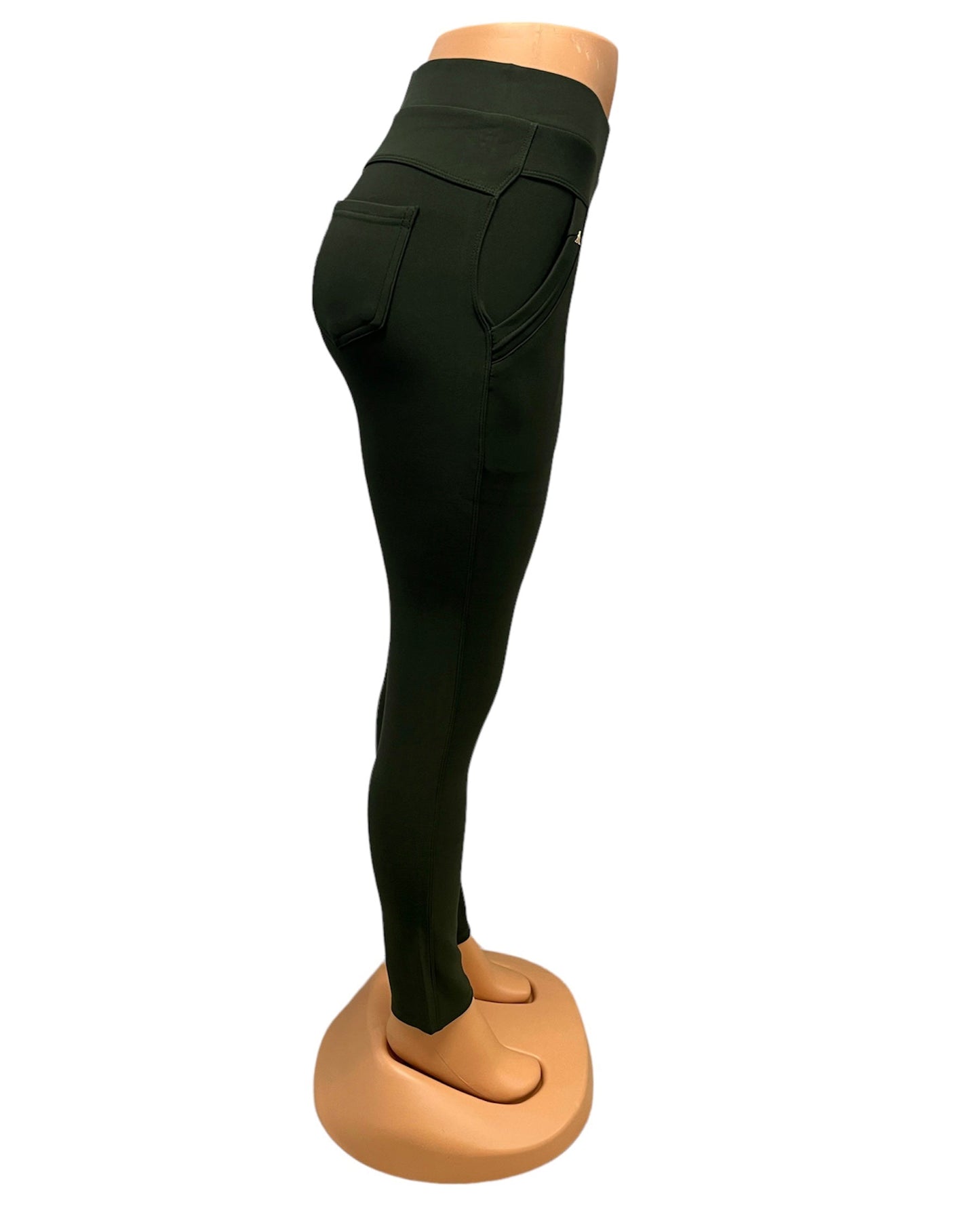 Geneviève | Olive Green Comfort Pants