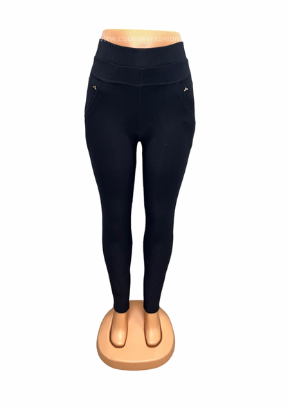 Nathalie | Black Classic Comfort Pants