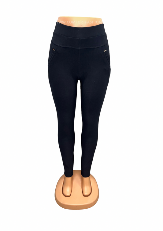 Nathalie | Black Classic Comfort Pants