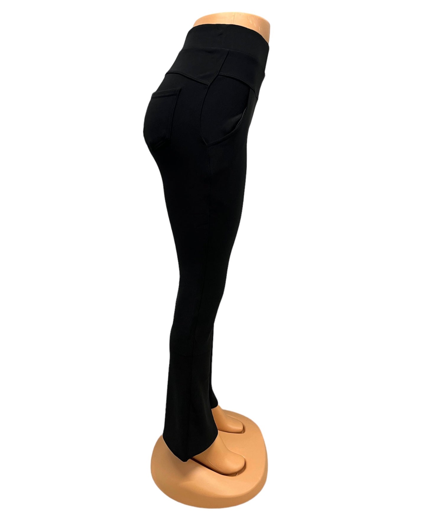 Françoise | Black Flared Comfort Pants